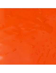 Telo 650g / m² Arancione 1 x 2,5 m Tela con rivestimento in PVC 2