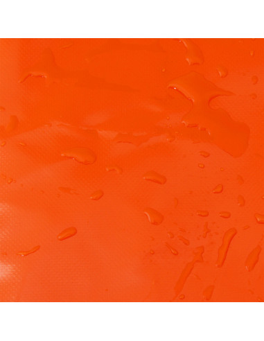 Telo 650g / m² Arancione 1 x 2,5 m Tela con rivestimento in PVC