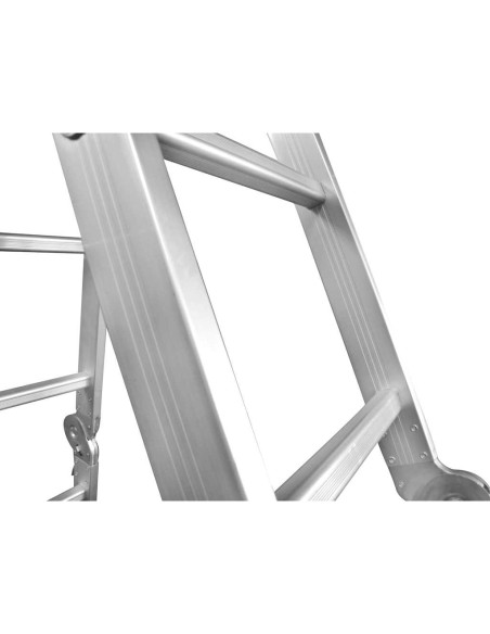 Scala a pioli in alluminio 8 gradini 150 kg