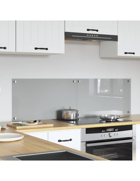 Rivestimento da Cucina 2 pcs Grigio chiaro 70 x 40 cm