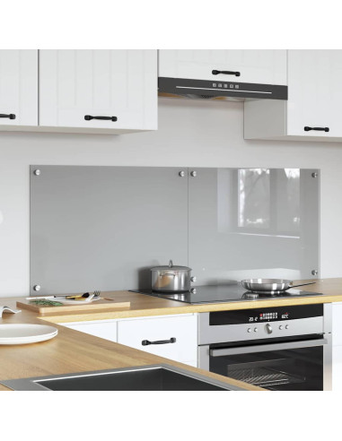 Rivestimento da Cucina 2 pcs Grigio chiaro 70 x 50 cm