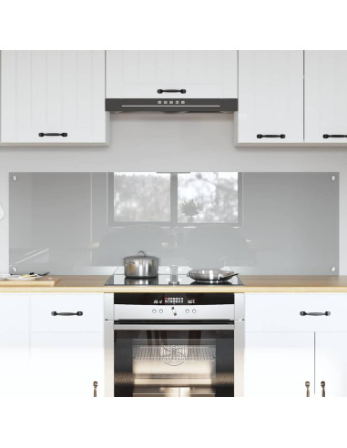 Rivestimento da Cucina 2 pcs Grigio chiaro 80 x 50 cm