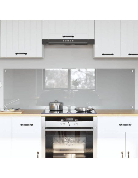 Rivestimento da Cucina 2 pcs Grigio chiaro 80 x 50 cm