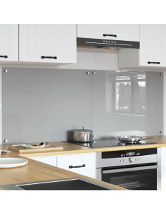 Schienale da cucina 2 pcs Grigio chiaro 80 x 60 cm 2
