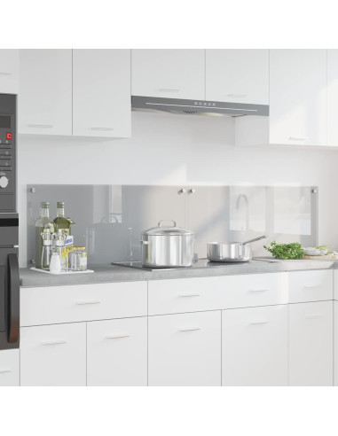 Rivestimento da Cucina 2 pcs Grigio chiaro 90 x 40 cm