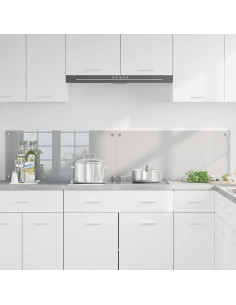 Schienale da cucina 2 pcs Grigio chiaro 90 x 40 cm 2