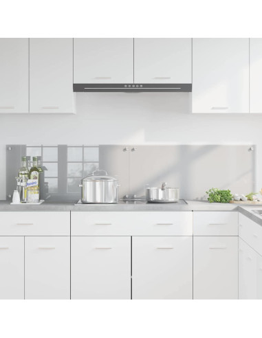 Rivestimento da Cucina 2 pcs Grigio chiaro 90 x 40 cm