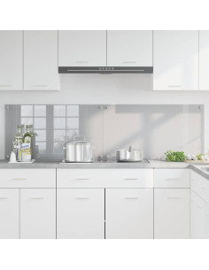 Schienale da cucina 2 pcs Grigio chiaro 90 x 50 cm 2