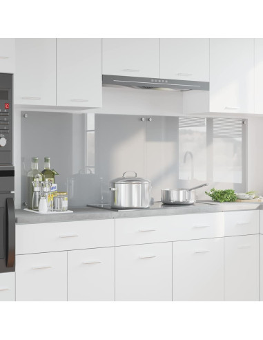 Rivestimento da Cucina 2 pcs Grigio chiaro 90 x 60 cm