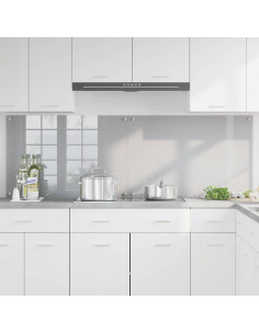 Schienale da cucina 2 pcs Grigio chiaro 90 x 60 cm 2