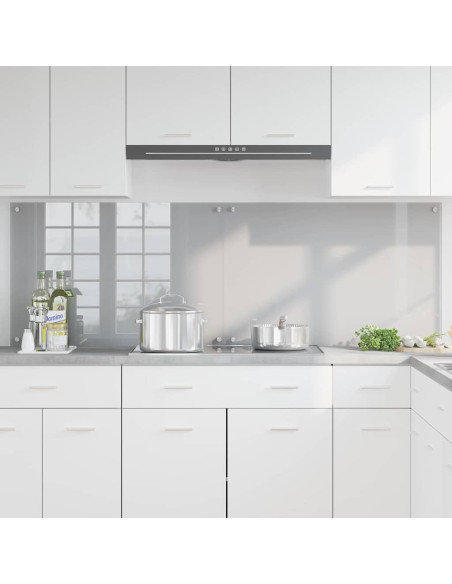 Schienale da cucina 2 pcs Grigio chiaro 90 x 60 cm