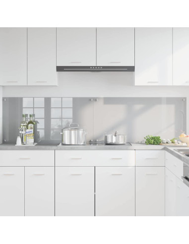 Schienale da cucina 2 pcs Grigio chiaro 100 x 50 cm