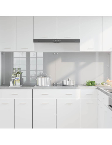 Schienale da cucina 2 pcs Grigio chiaro 100 x 60 cm