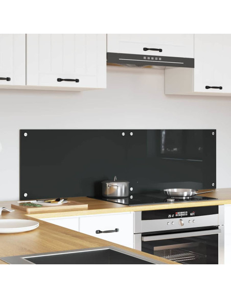 Schienale da cucina 2 pcs Grigio scuro 70 x 40 cm