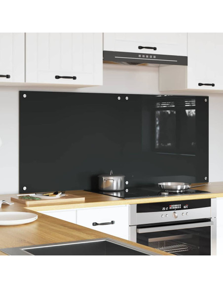 Rivestimento da Cucina 2 pcs Grigio scuro 70 x 60 cm