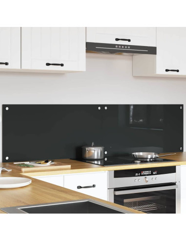 Rivestimento da Cucina 2 pcs Grigio scuro 80 x 40 cm