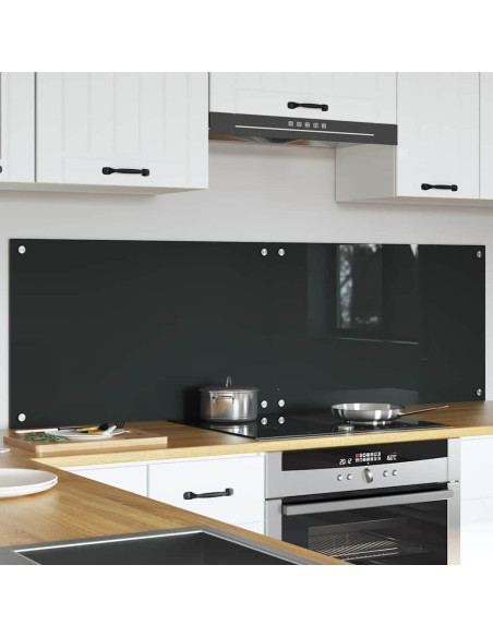 Schienale da cucina 2 pcs Grigio scuro 80 x 50 cm