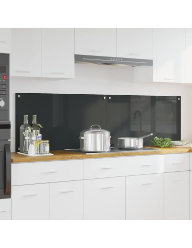 Rivestimento da Cucina 2 pcs Grigio scuro 90 x 50 cm