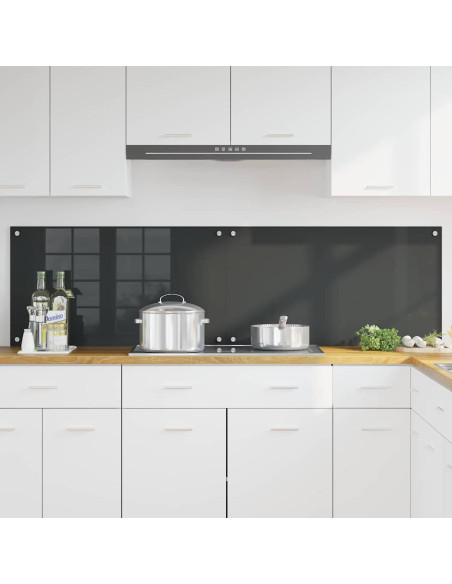 Rivestimento da Cucina 2 pcs Grigio scuro 90 x 50 cm