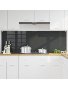 Schienale da cucina 2 pcs Grigio scuro 90 x 60 cm 2