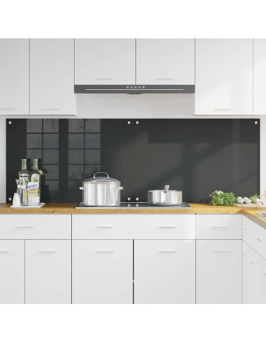Schienale da cucina 2 pcs Grigio scuro 90 x 60 cm