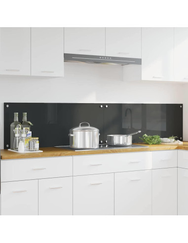 Rivestimento da Cucina 2 pcs Grigio scuro 100 x 40 cm