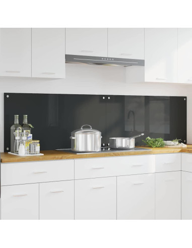 Rivestimento da Cucina 2 pcs Grigio scuro 100 x 50 cm