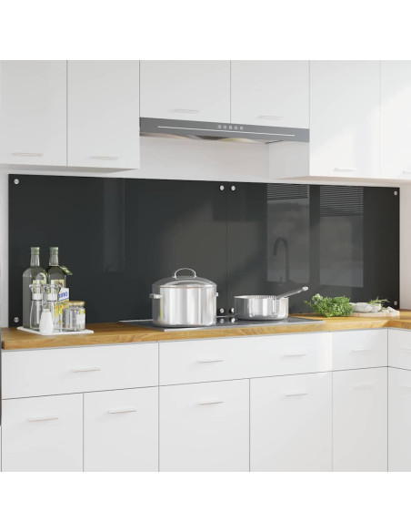 Rivestimento da Cucina 2 pcs Grigio scuro 100 x 60 cm