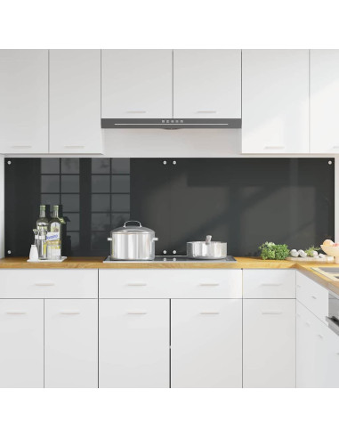 Rivestimento da Cucina 2 pcs Grigio scuro 100 x 60 cm