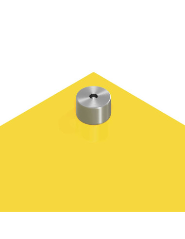 Rivestimento da Cucina 2 pcs Giallo 90 x 40 cm vetro temperato