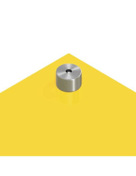 Rivestimento da Cucina 2 pcs Giallo 90 x 60 cm vetro temperato
