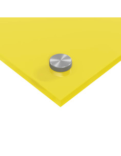 Rivestimento da Cucina 2 pcs Giallo 100 x 50 cm vetro temperato 2