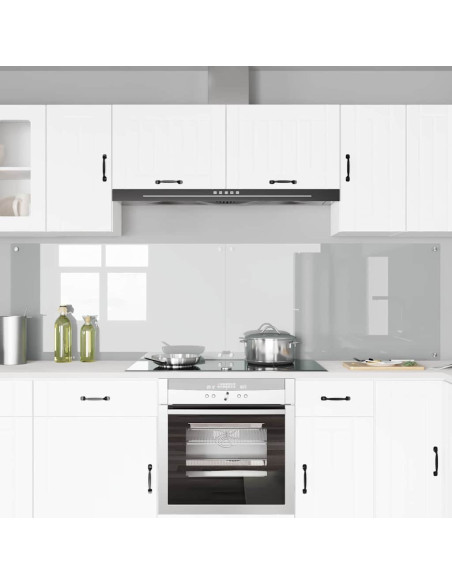 Schienale da cucina 2 pcs Trasparente 110 x 60 cm