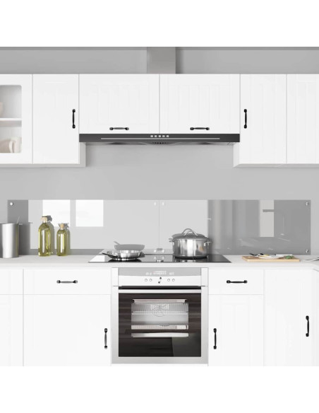 Rivestimento da Cucina 2 pcs Grigio chiaro 110 x 40 cm