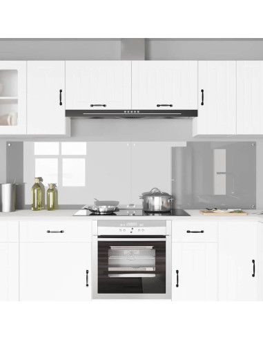 Rivestimento da Cucina 2 pcs Grigio chiaro 110 x 60 cm