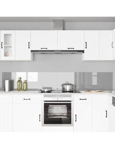 Rivestimento da Cucina 2 pcs Grigio chiaro 120 x 40 cm