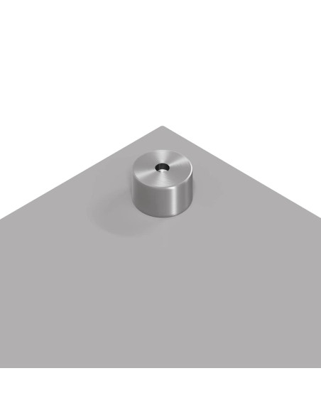 Schienale da cucina 2 pcs Grigio chiaro 120 x 50 cm