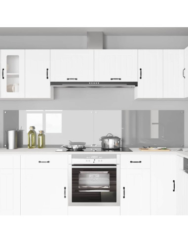 Rivestimento da Cucina 2 pcs Grigio chiaro 120 x 50 cm