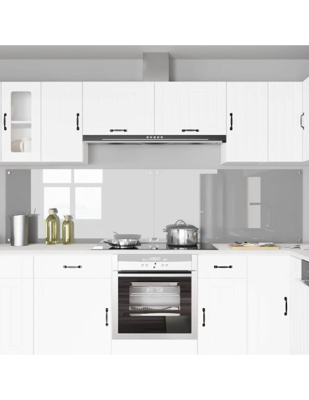 Schienale da cucina 2 pcs Grigio chiaro 120 x 60 cm