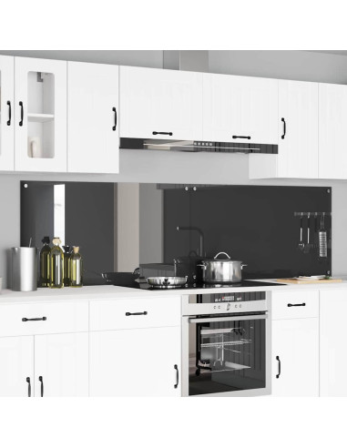 Rivestimento da Cucina 2 pcs Grigio scuro 110 x 60 cm