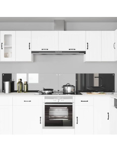 Schienale da cucina 2 pcs Grigio scuro 120 x 40 cm 2