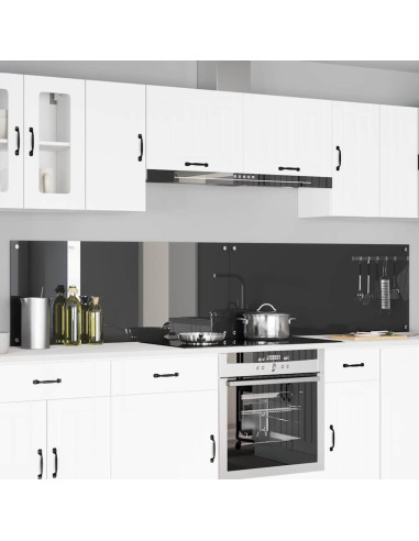 Rivestimento da Cucina 2 pcs Grigio scuro 120 x 50 cm