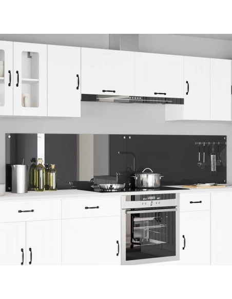 Schienale da cucina 2 pcs Grigio scuro 120 x 50 cm