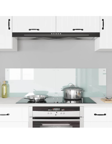 Rivestimento da Cucina 2 pcs Bianco 70 x 40 cm vetro temperato