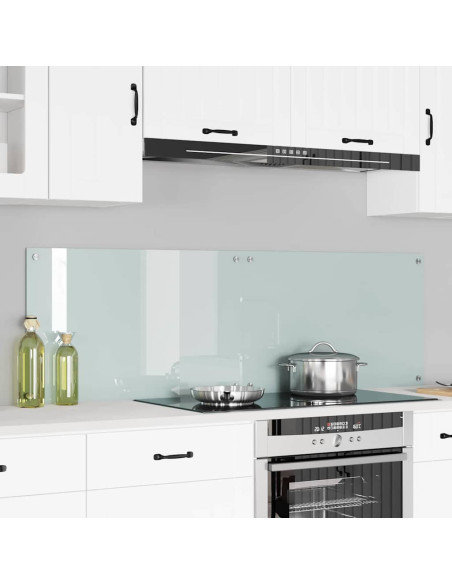 Rivestimento da Cucina Bianco 80 x 50 cm vetro temperato