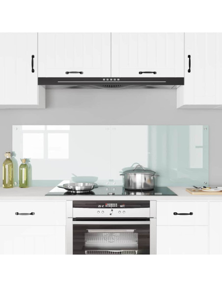 Rivestimento da Cucina Bianco 80 x 50 cm vetro temperato