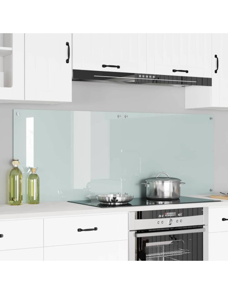 Rivestimento da Cucina Bianco 80 x 60 cm vetro temperato