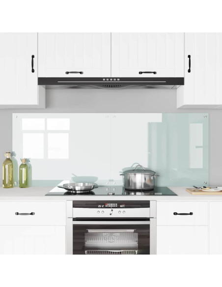Rivestimento da Cucina Bianco 80 x 60 cm vetro temperato