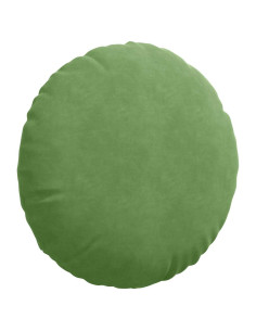 Cuscini per Seduta 2 pcs Verde chiaro Ø 40 x 13 cm Velluto 2