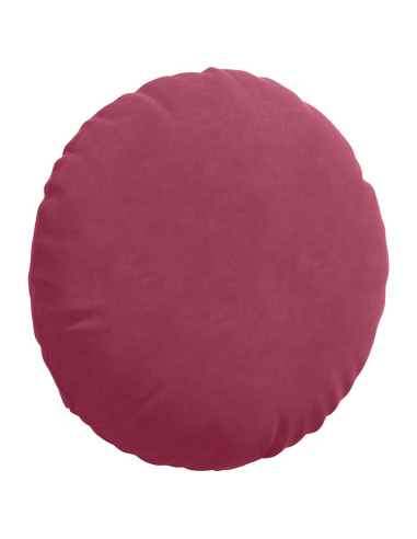 Cuscini per Seduta 2 pcs Rosso Vino Ø 40 x 13 cm Velluto